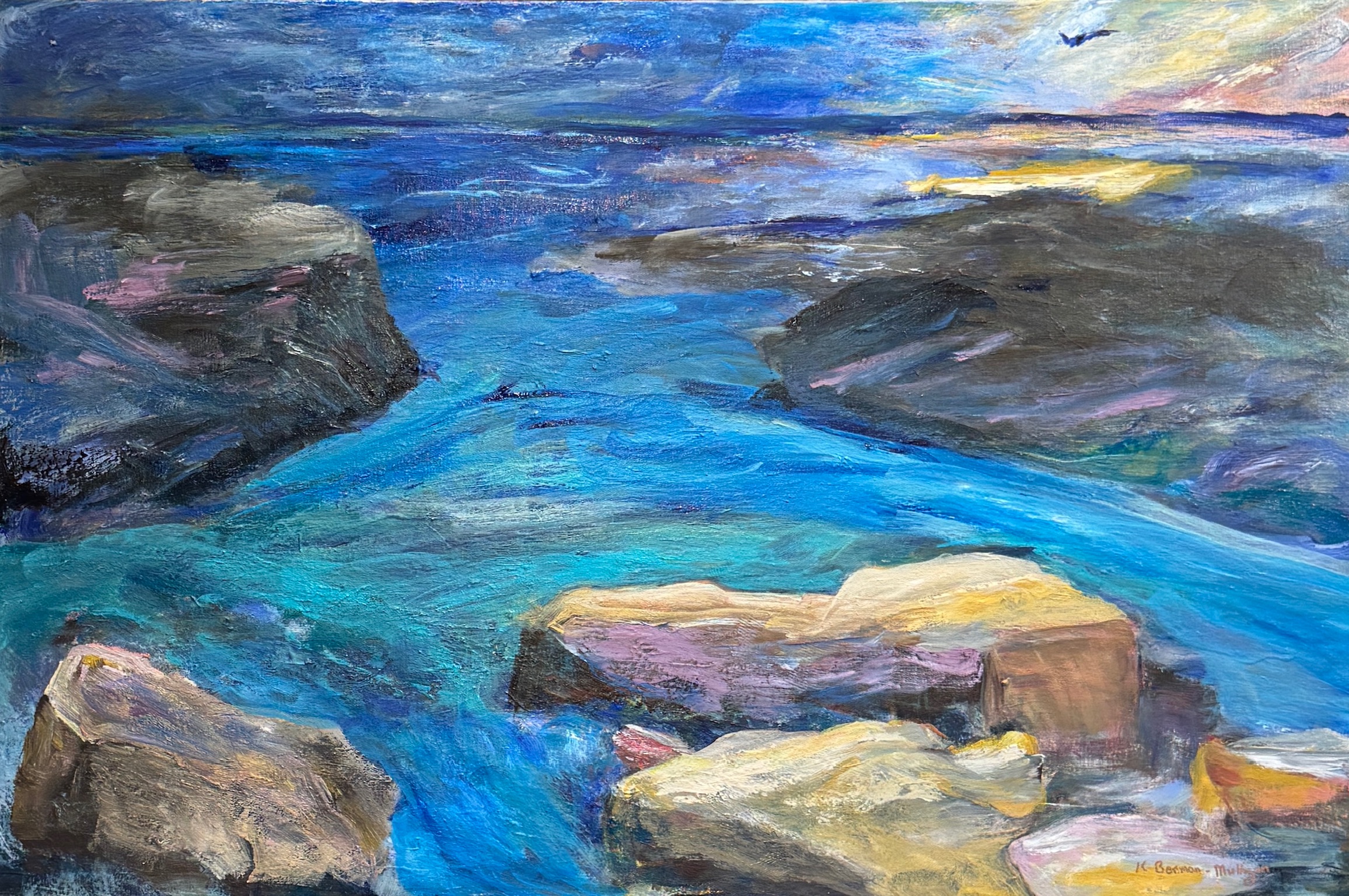 acrylic painting on canvas